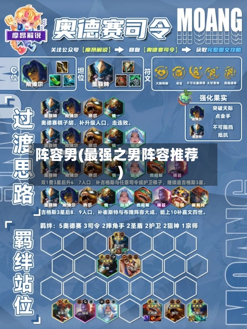 阵容男(最强之男阵容推荐)