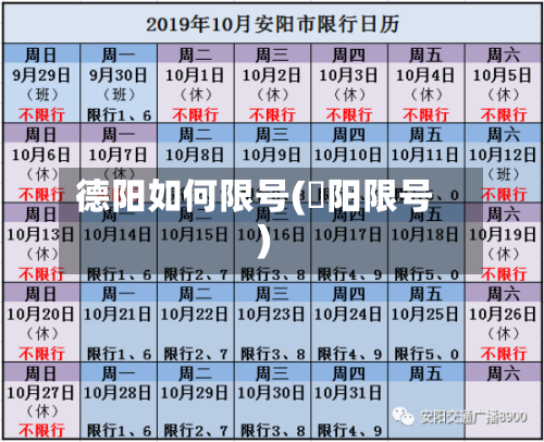 德阳如何限号(徳阳限号)