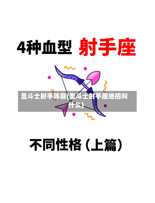 圣斗士射手阵容(圣斗士射手座绝招叫什么)