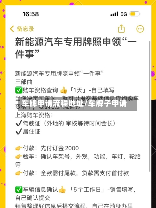 车牌申请流程地址/车牌子申请