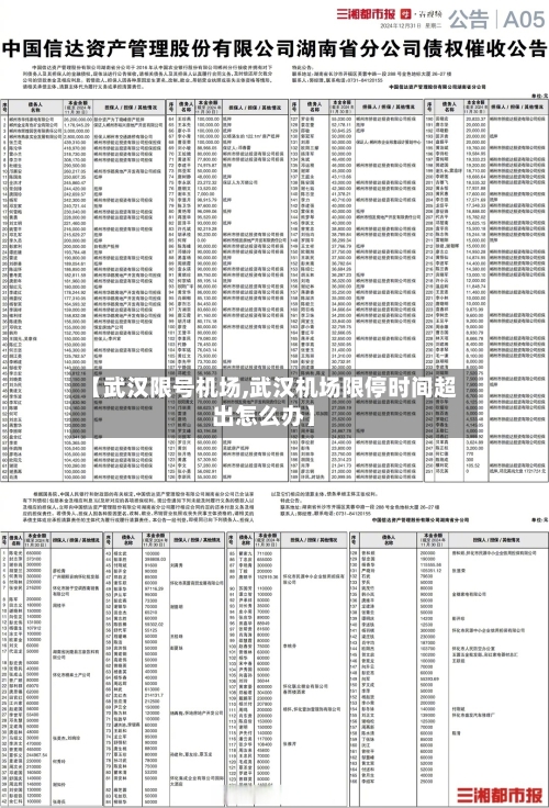 【武汉限号机场,武汉机场限停时间超出怎么办】