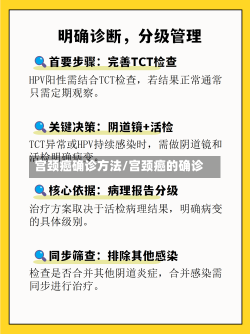 宫颈癌确诊方法/宫颈癌的确诊