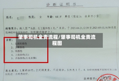 肇事司机全责流程/肇事司机全责流程图