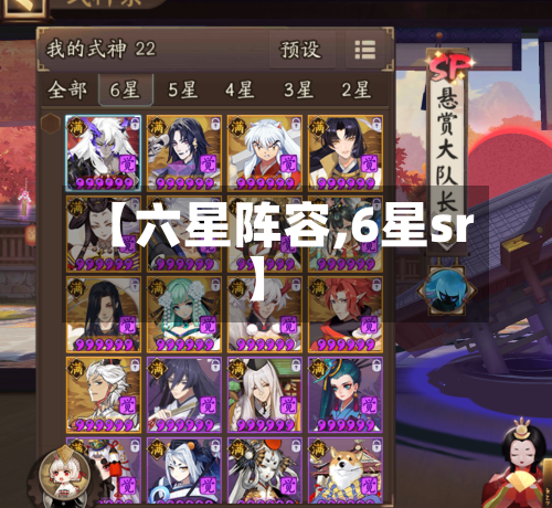 【六星阵容,6星sr】