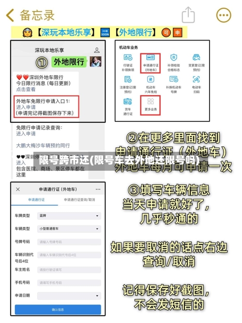 限号跨市还(限号车去外地还限号吗)