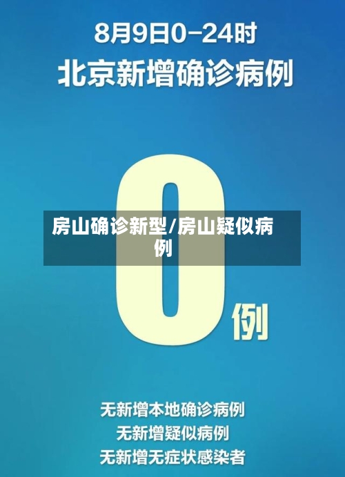 房山确诊新型/房山疑似病例