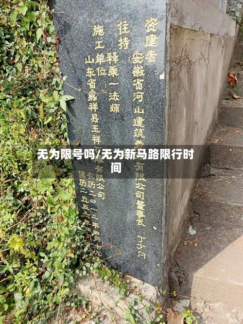 无为限号吗/无为新马路限行时间