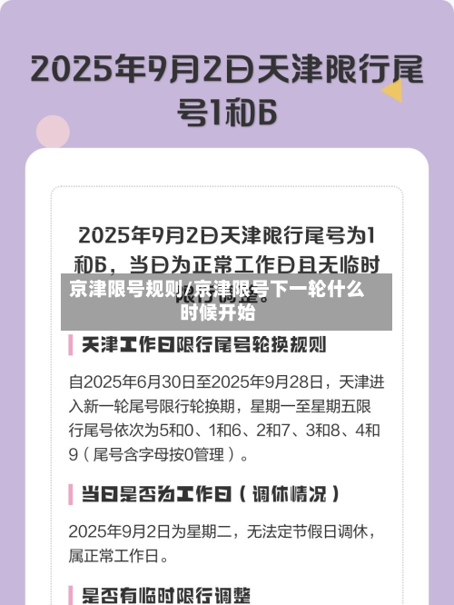 京津限号规则/京津限号下一轮什么时候开始