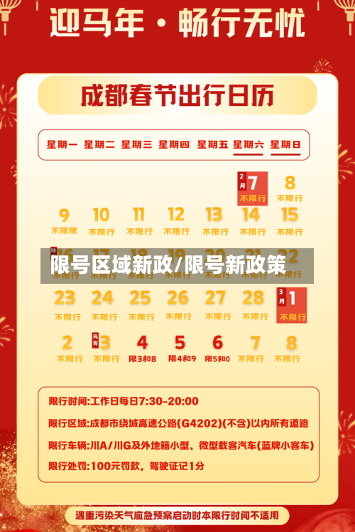 限号区域新政/限号新政策