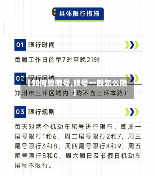 【如何算限号,限号一般怎么限】