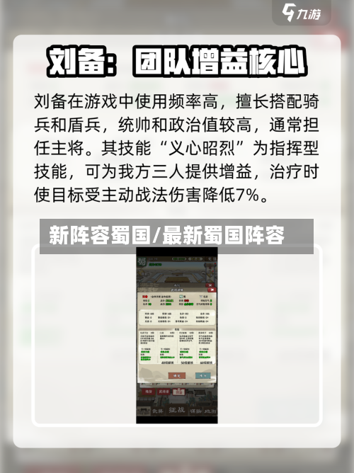 新阵容蜀国/最新蜀国阵容