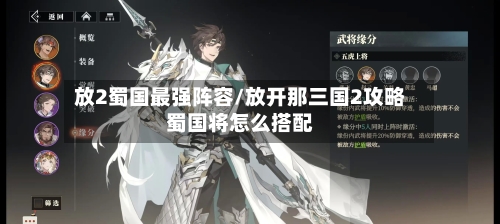 放2蜀国最强阵容/放开那三国2攻略蜀国将怎么搭配