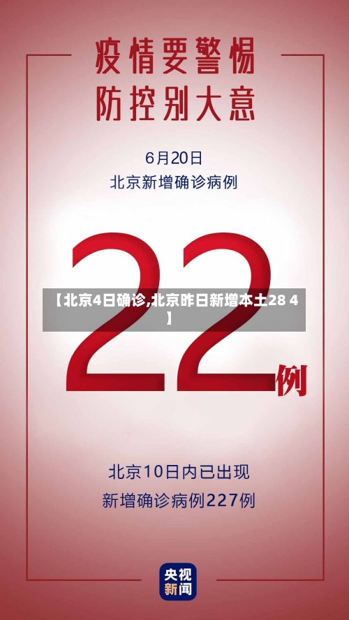【北京4日确诊,北京昨日新增本土28 4】