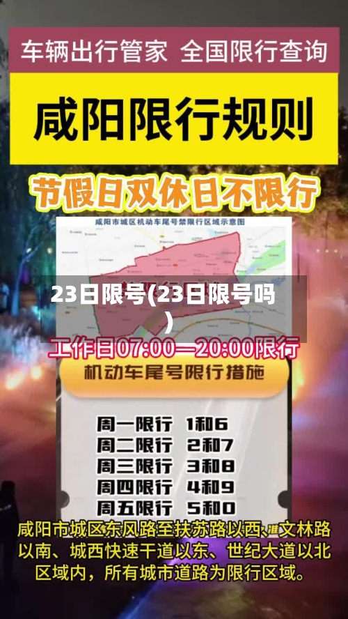 23日限号(23日限号吗)