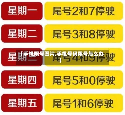 【手机限号图片,手机号码限号怎么办】